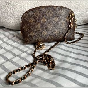 LOUIS VUITTON Cosmetic Pouch on Chain